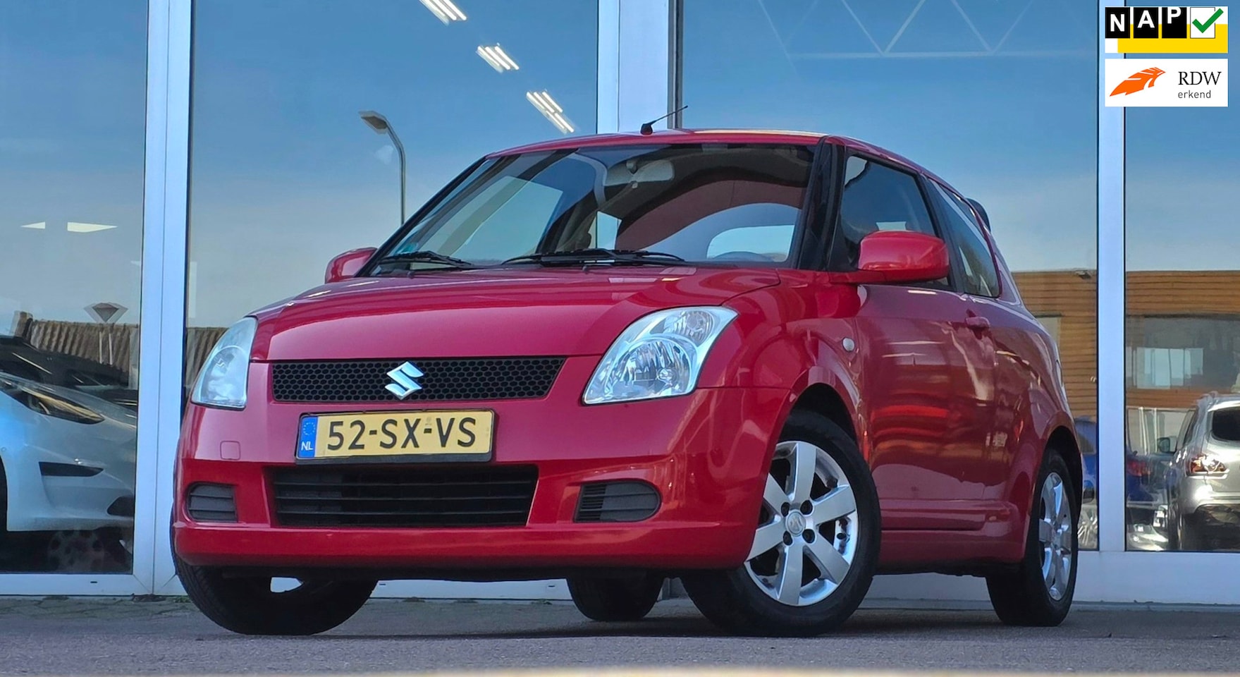 Suzuki Swift - 1.3 GLS Garantie Airco LM velgen APK 11-02-2026 - AutoWereld.nl