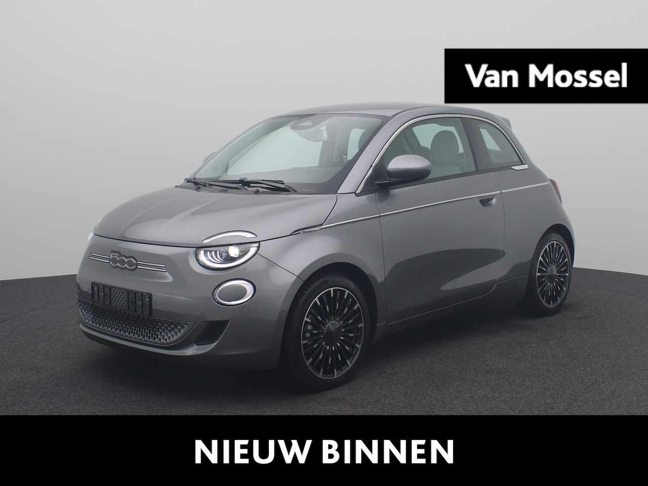 Fiat 500e - La Prima 42 kWh | Leder | Navi | ECC | PDC | LMV | LED | Cam | - AutoWereld.nl