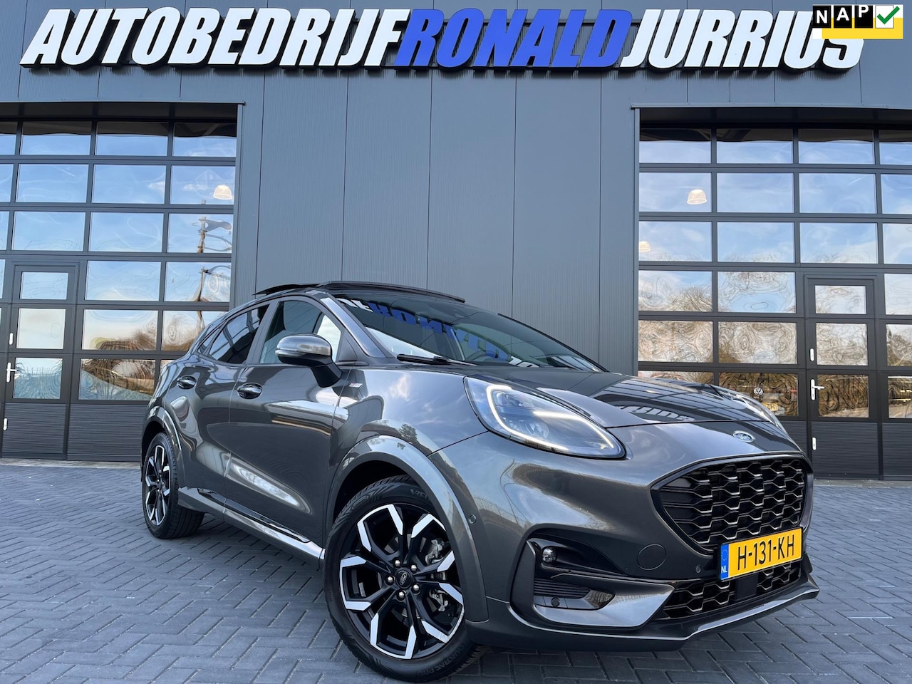 Ford Puma - 1.0 EcoBoost Hybrid ST-Line X 155PK First Edition NL.Auto/Panoramadak/Half-leder/Camera/Fu - AutoWereld.nl