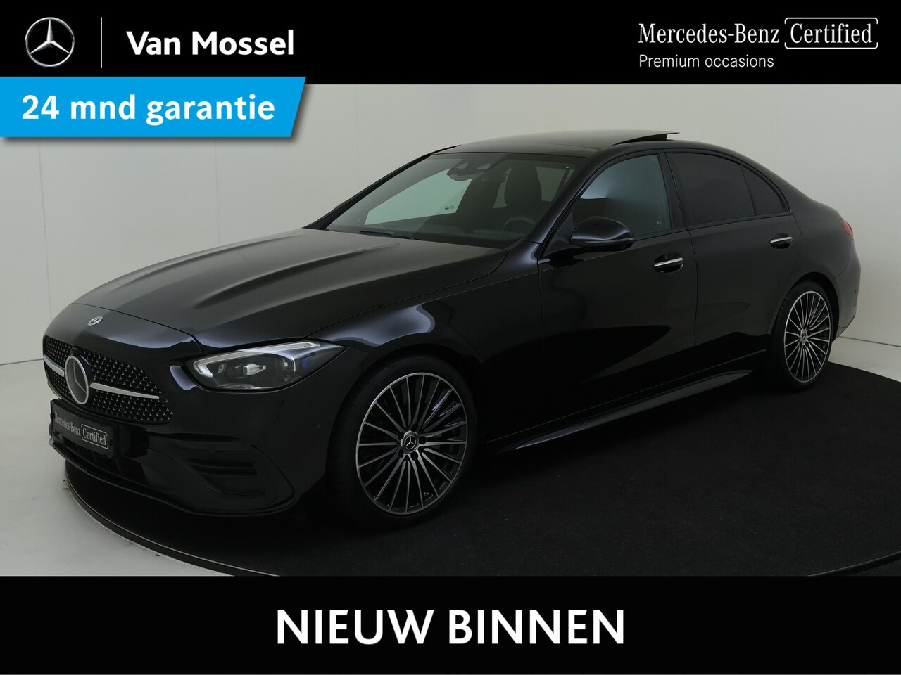 Mercedes-Benz C-klasse - 200 AMG Line Premium plus/ massage stoelen/ stoelventilatie/ rijassistentiepakket/ burmest - AutoWereld.nl