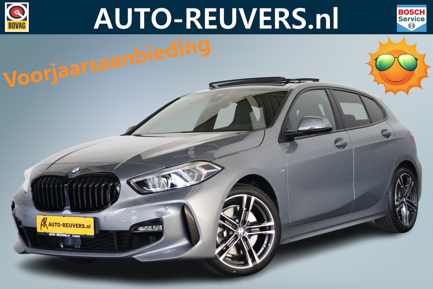 BMW 1-serie - 120i M-Sport / Opendak / Kuipstoel / LED / Cam / CarPlay - AutoWereld.nl