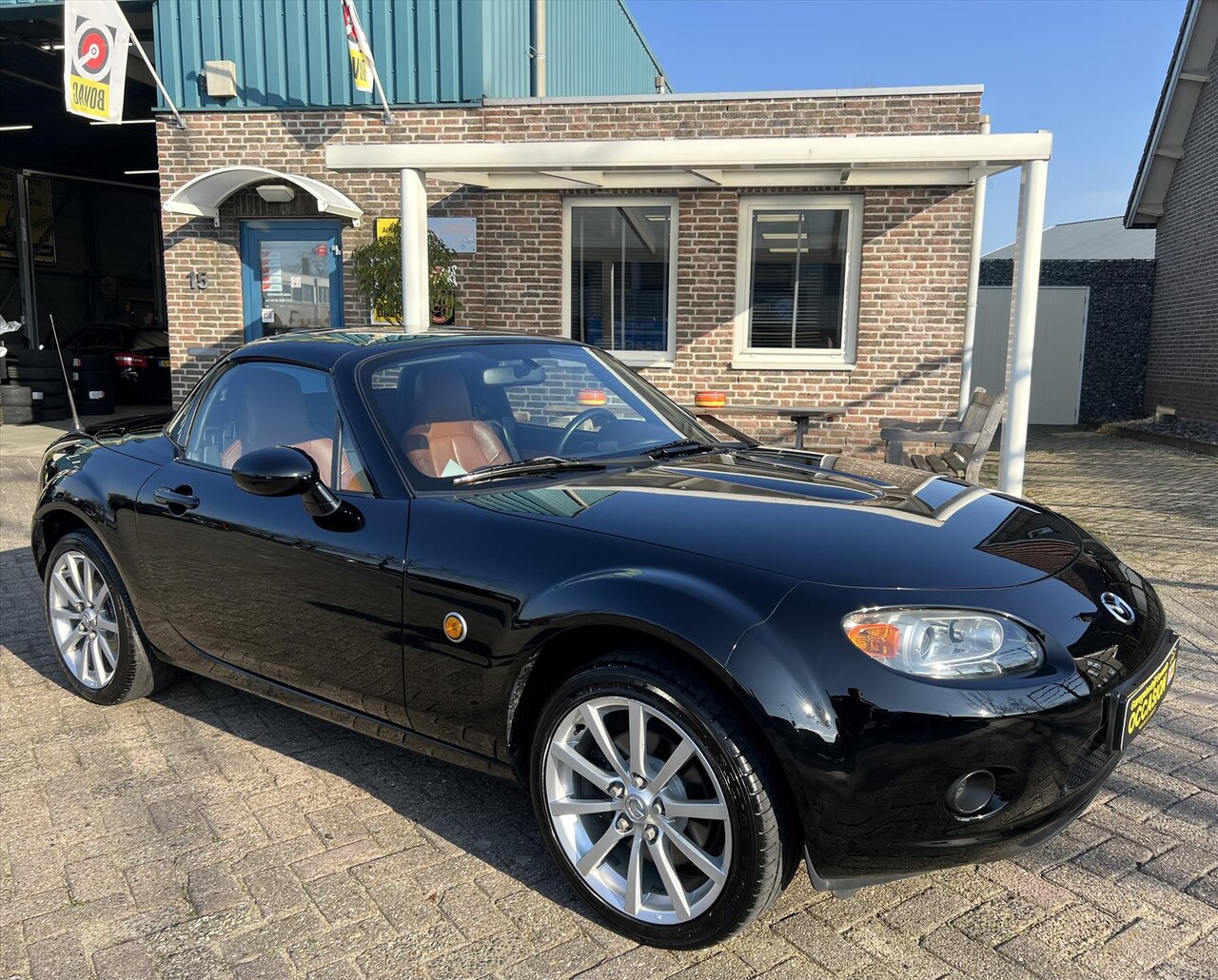 Mazda MX-5 - 1.8 Exclusive 1.8 Exclusive, Elektrische hardtop, Climate, Stoelverw, Bruin leder - AutoWereld.nl