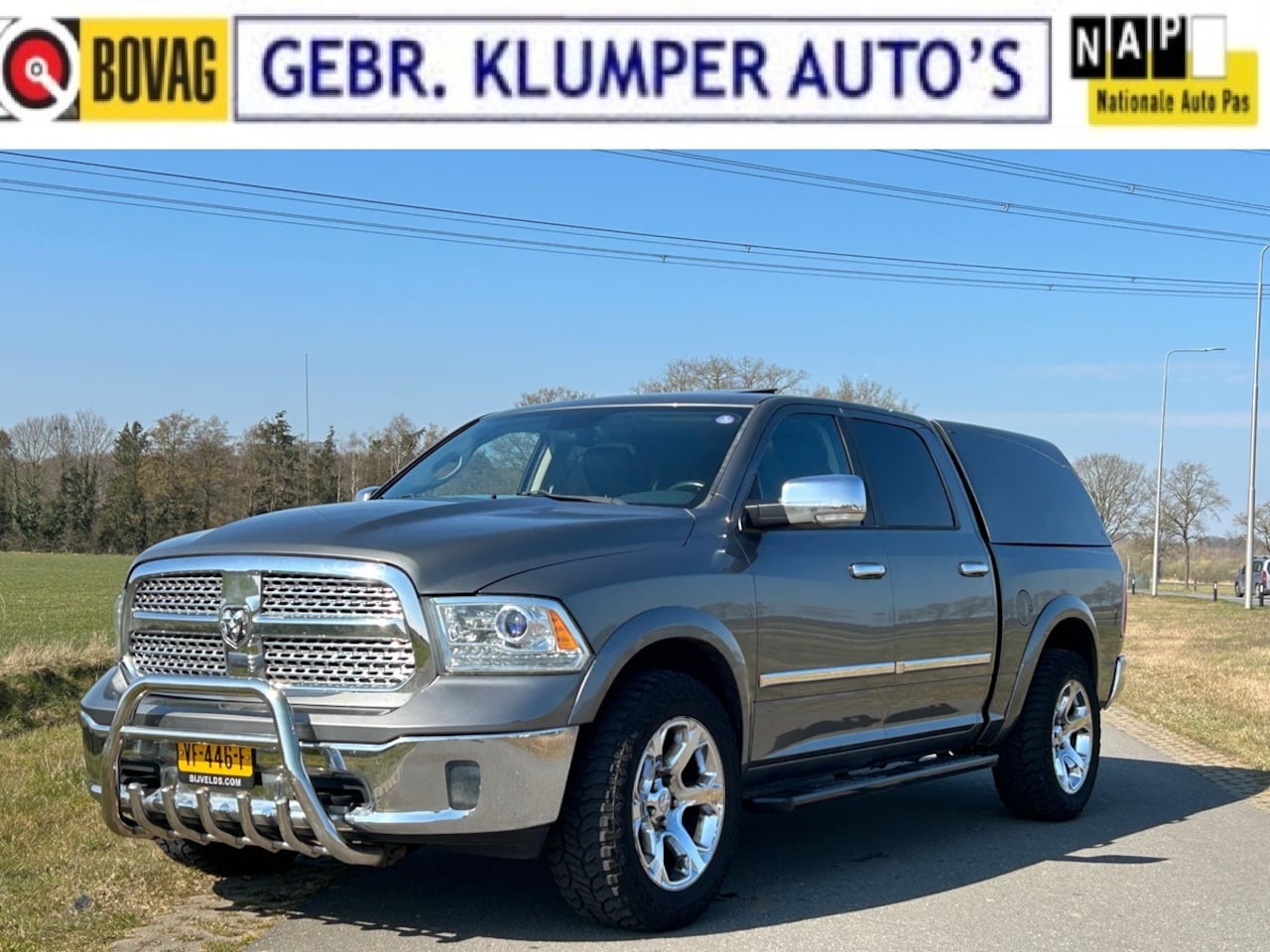 Dodge Ram 1500 - 5.7 V8 4x4 Quad Cab 6'4 Laramie 2e Eig., Motor gereviseerd, Full Option, Huif - AutoWereld.nl