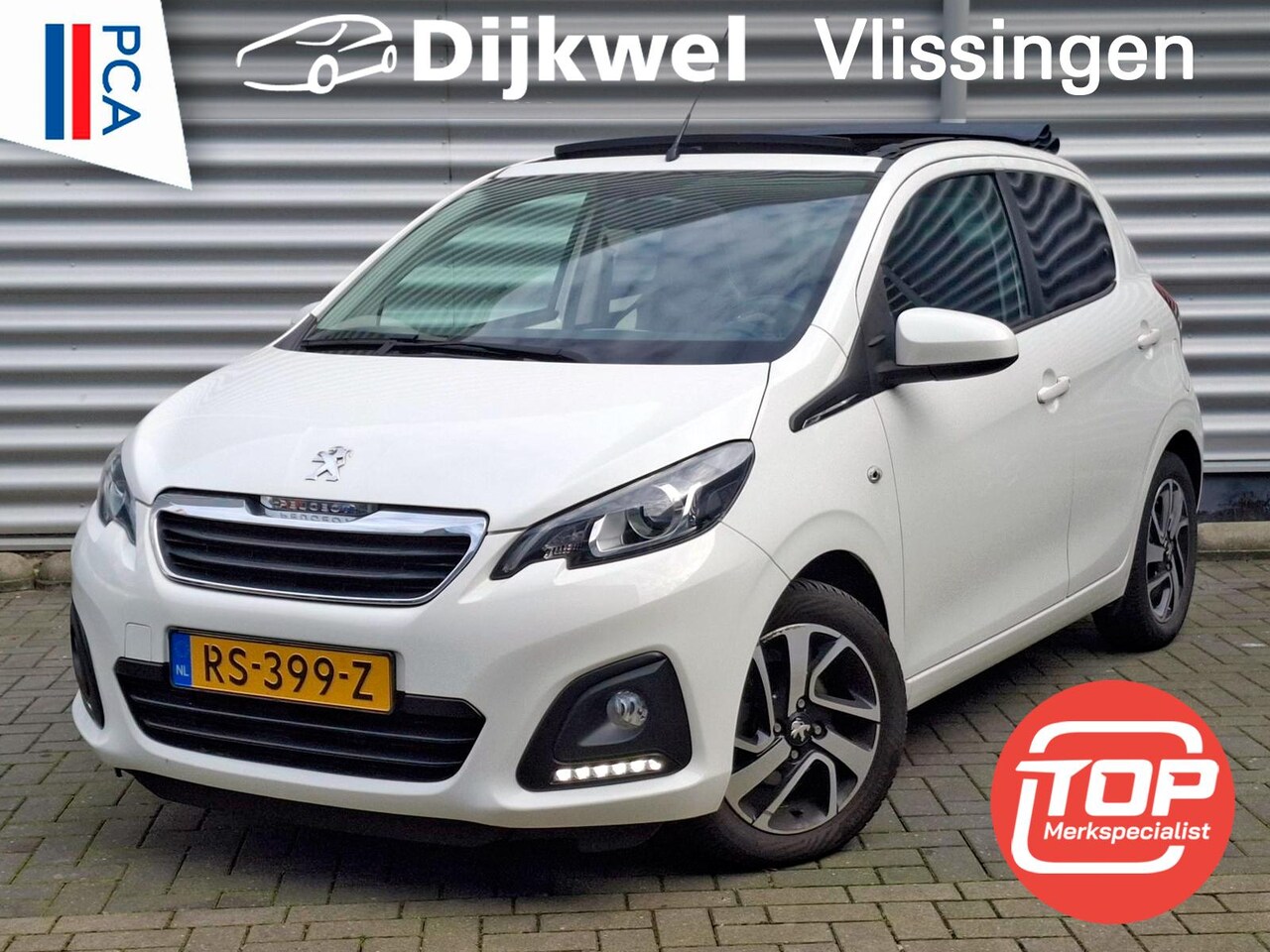 Peugeot 108 - 1.0 e-VTi Allure Cabrio TOP! Airco/Cam/LMV 5-drs - AutoWereld.nl