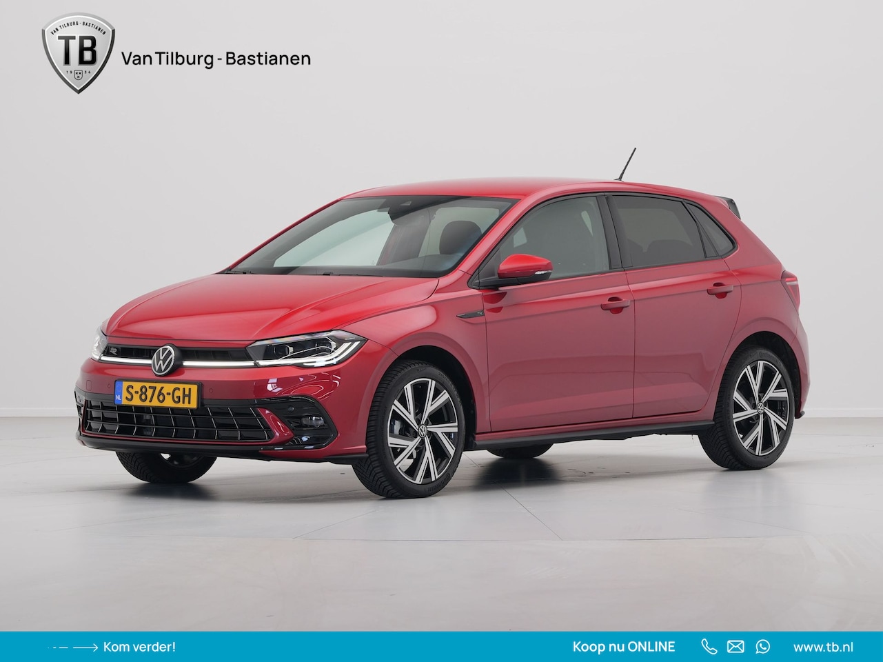 Volkswagen Polo - 1.0 TSI 95pk R-Line Navigatie Camera Stoelverwarming Acc 235 - AutoWereld.nl