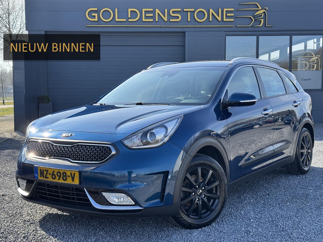 Kia Niro - 1.6 GDi Hybrid First Edition 2e Eigenaar,Navi,Camera,Trekhaak,Halfleder,Pdc,Clima,Cruise,L - AutoWereld.nl