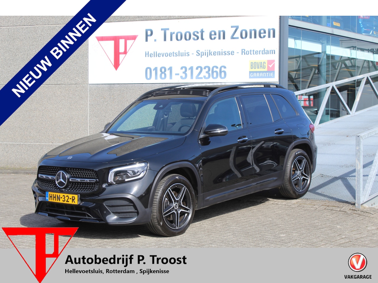 Mercedes-Benz GLB - 200 AMG AUTOMAAT/Panoramadak/Sfeerverlichting/Navigatie/Cruise control/Climate control/Ach - AutoWereld.nl