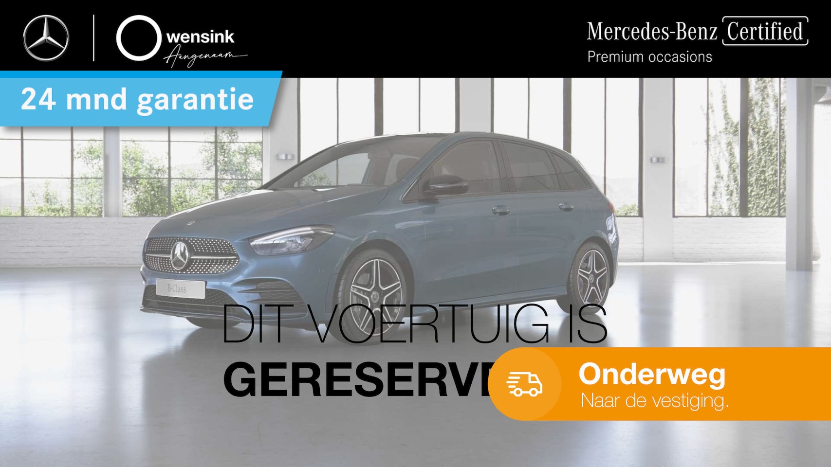 Mercedes-Benz B-klasse - 180 Business Solution AMG | Stoelverwarming | Sfeerverlichting | Achteruitrijcamera | - AutoWereld.nl