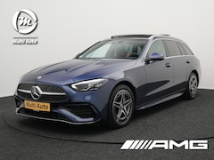 Mercedes-Benz C-klasse Estate - 300 e AMG Line Plug in Hybrid Dealer O.H. PHEV | Panodak | Lederen Sportstoelen Verwarmd |