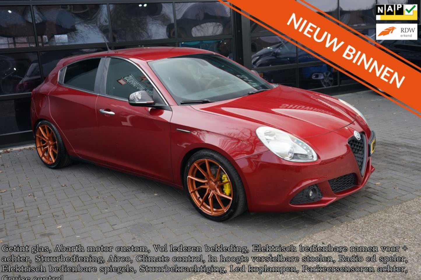 Alfa Romeo Giulietta - 1.4 T Progression 1.4 T Progression, Abarth motor, Getuned, Rempakket, - AutoWereld.nl