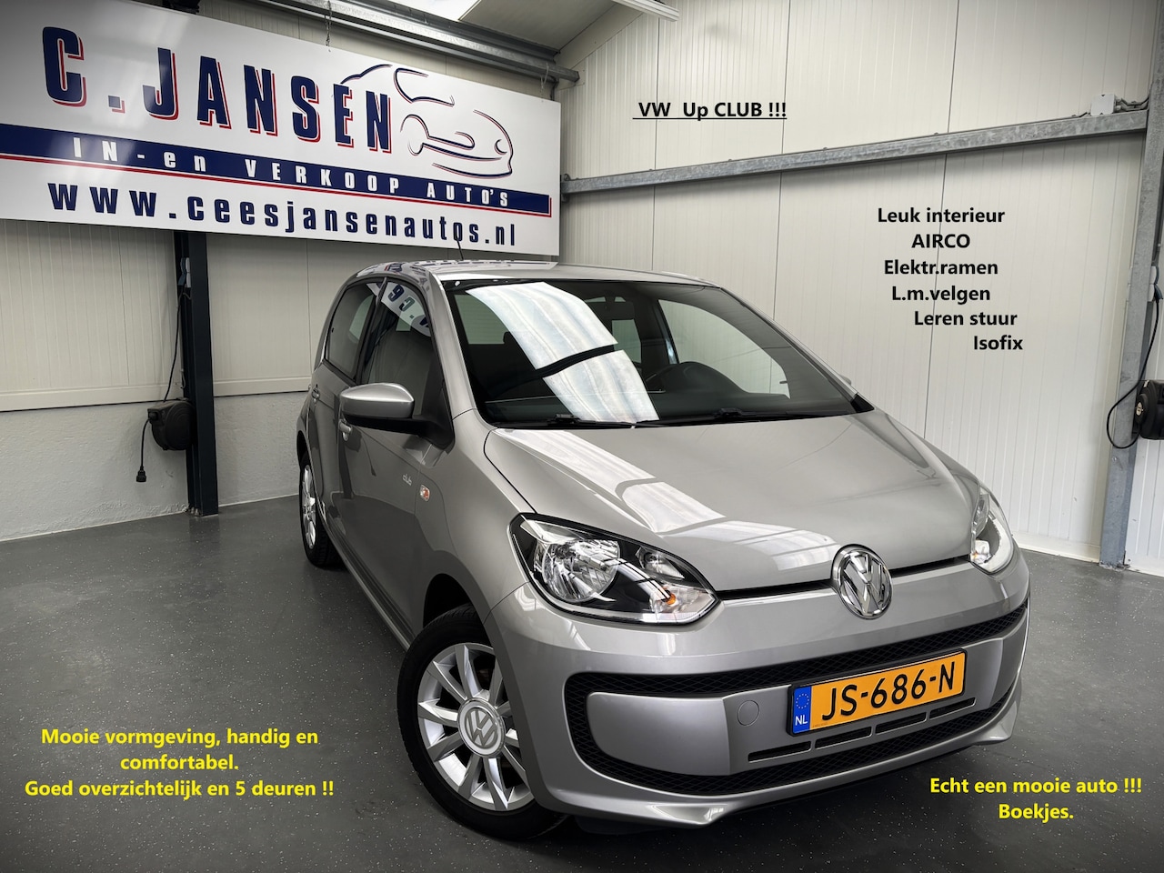 Volkswagen Up! - 1.0 Up! BlueMotion CLUB !! - AutoWereld.nl