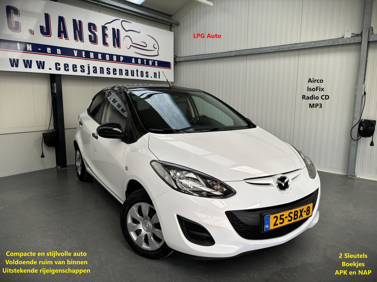 Mazda 2 - 1.3 BIFUEL Cool LPG ZUINIG !!!!! - AutoWereld.nl