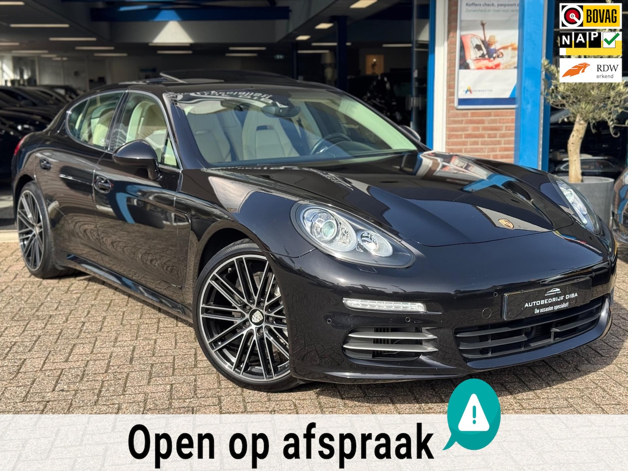 Porsche Panamera - 3.0 4S 2014 AUT NAVI DAK LEDER NAP! - AutoWereld.nl