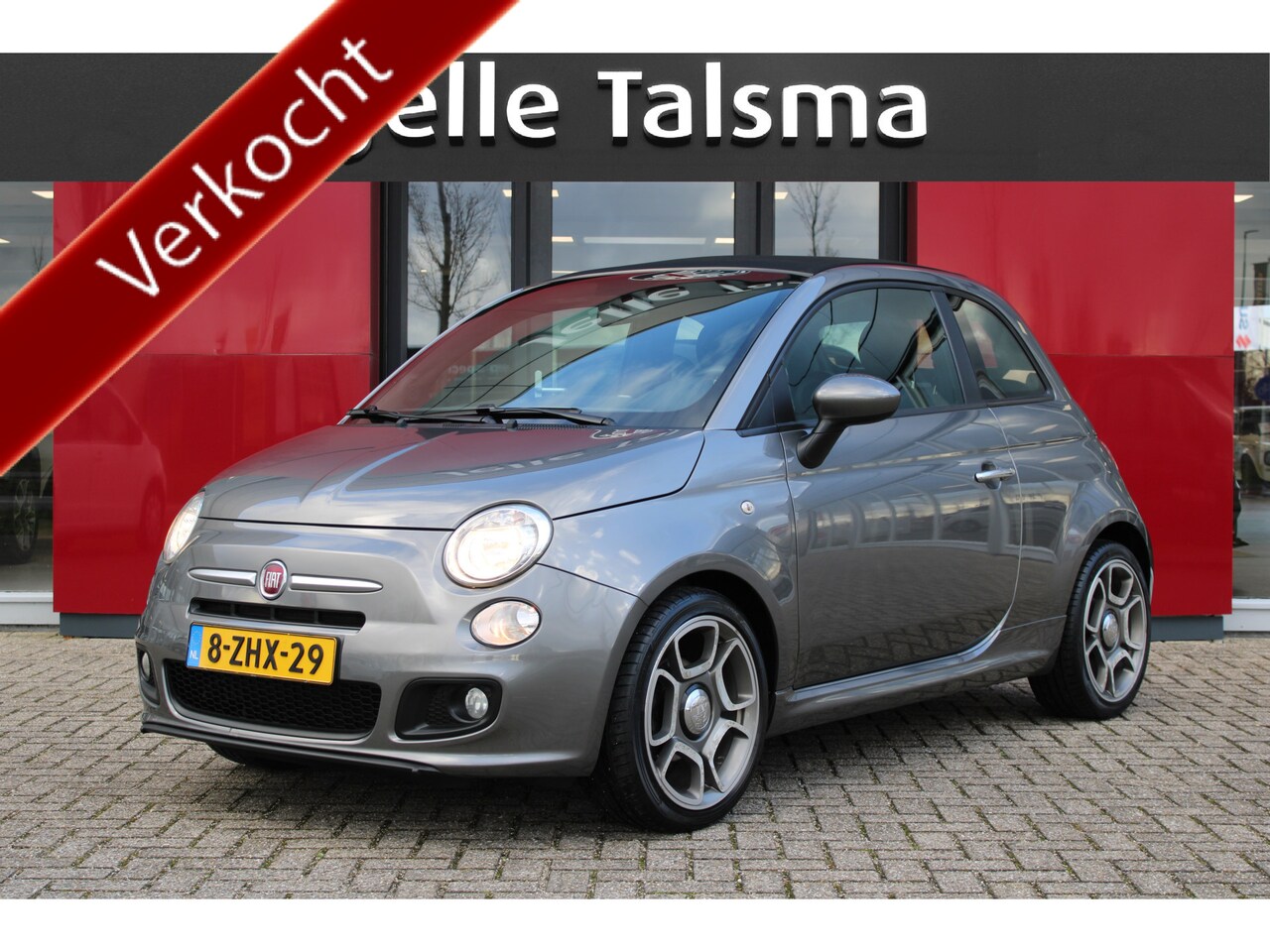 Fiat 500 C - TwinAir Turbo 500S | 17" velgen | Bluetooth | 7'' scherm - AutoWereld.nl