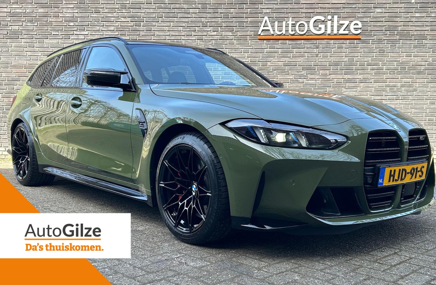 BMW 3-serie Touring - M3 xDrive Competition 530PK l Carbon Interieur & Exterieur l Urban Green l Laser - AutoWereld.nl