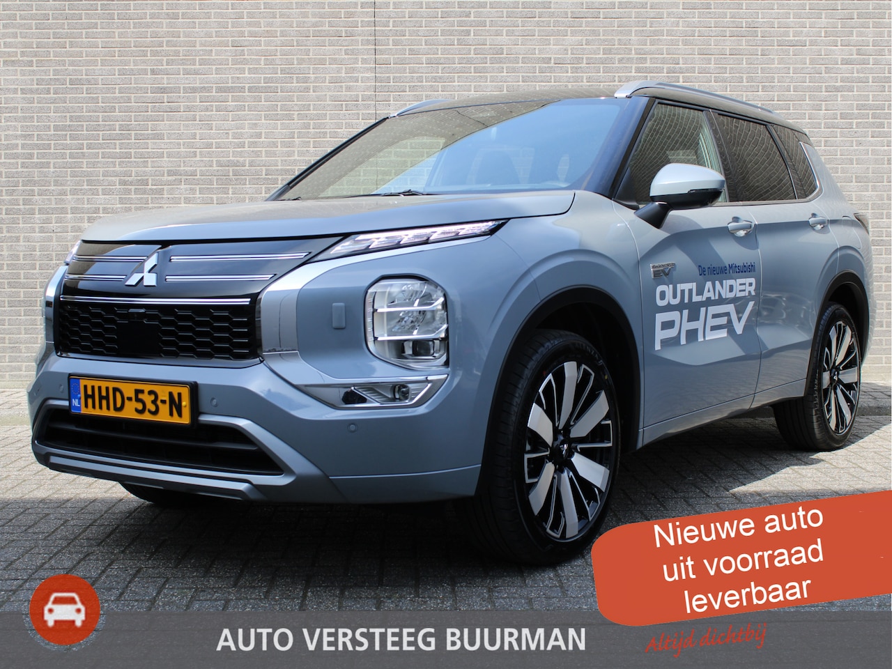 Mitsubishi Outlander - 2.4 PHEV Instyle+ Lederen interieur, Elek.glazen panoramadak, Massage stoelen, 20" LM velg - AutoWereld.nl