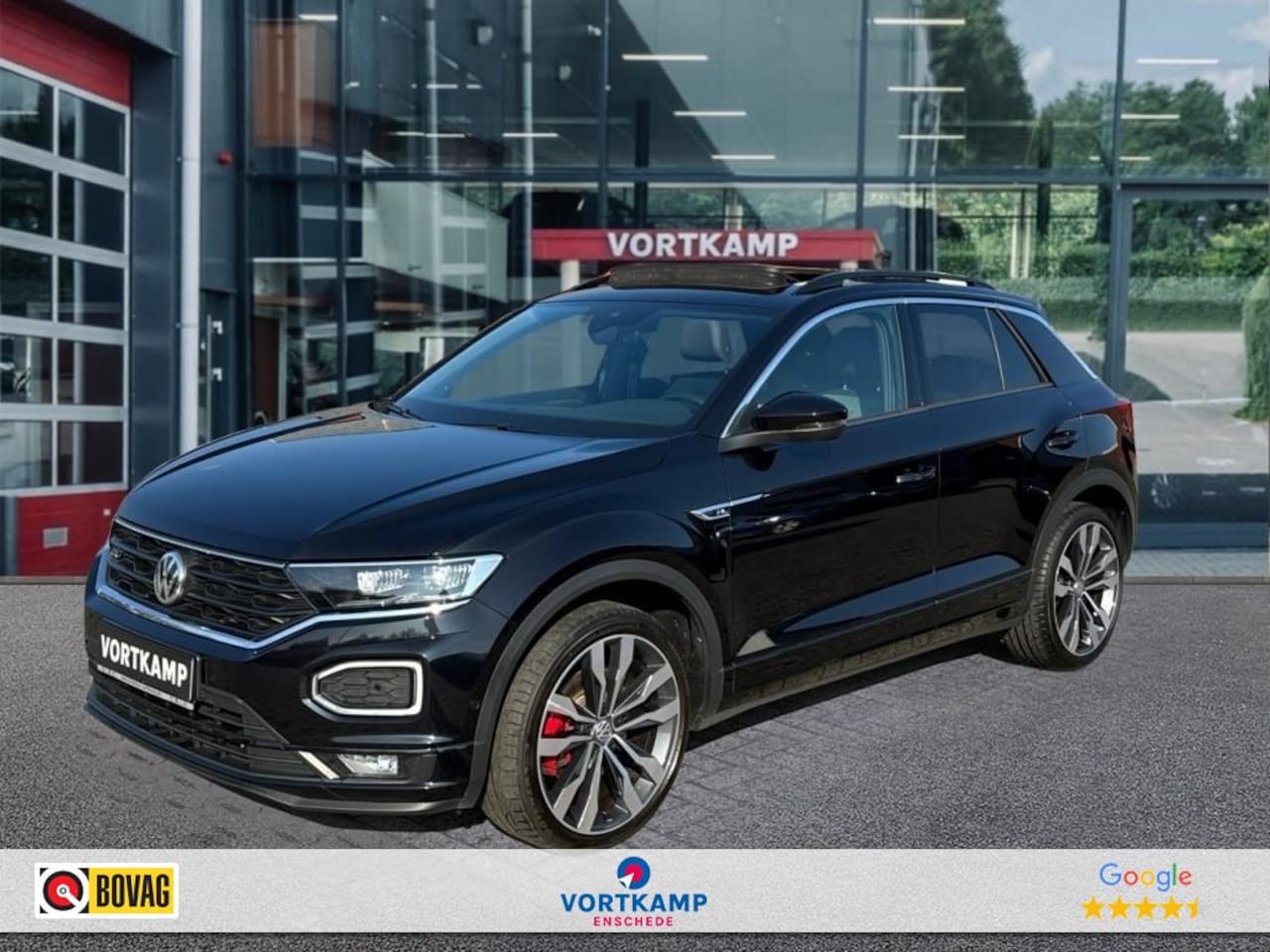 Volkswagen T-Roc - 2.0 TDI DSG R-LINE 4-MOTION PANO-DAK/CAMERA/NAVI/ACC/STOELVERW - AutoWereld.nl