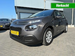 Citroën C3 - 1.2 PureTech Feel Grijs, 1e eigenaar Airco, Apple CarPlay, Crui