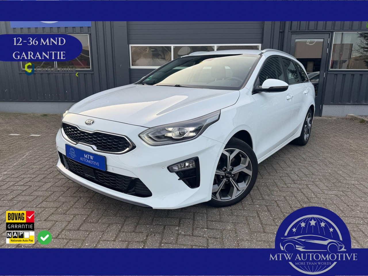 Kia Cee'd Sportswagon - Ceed 1.4 T-GDi - AUTOMAAT / GT-Line / WHITE EDITION / FULL OPTIONS - AutoWereld.nl