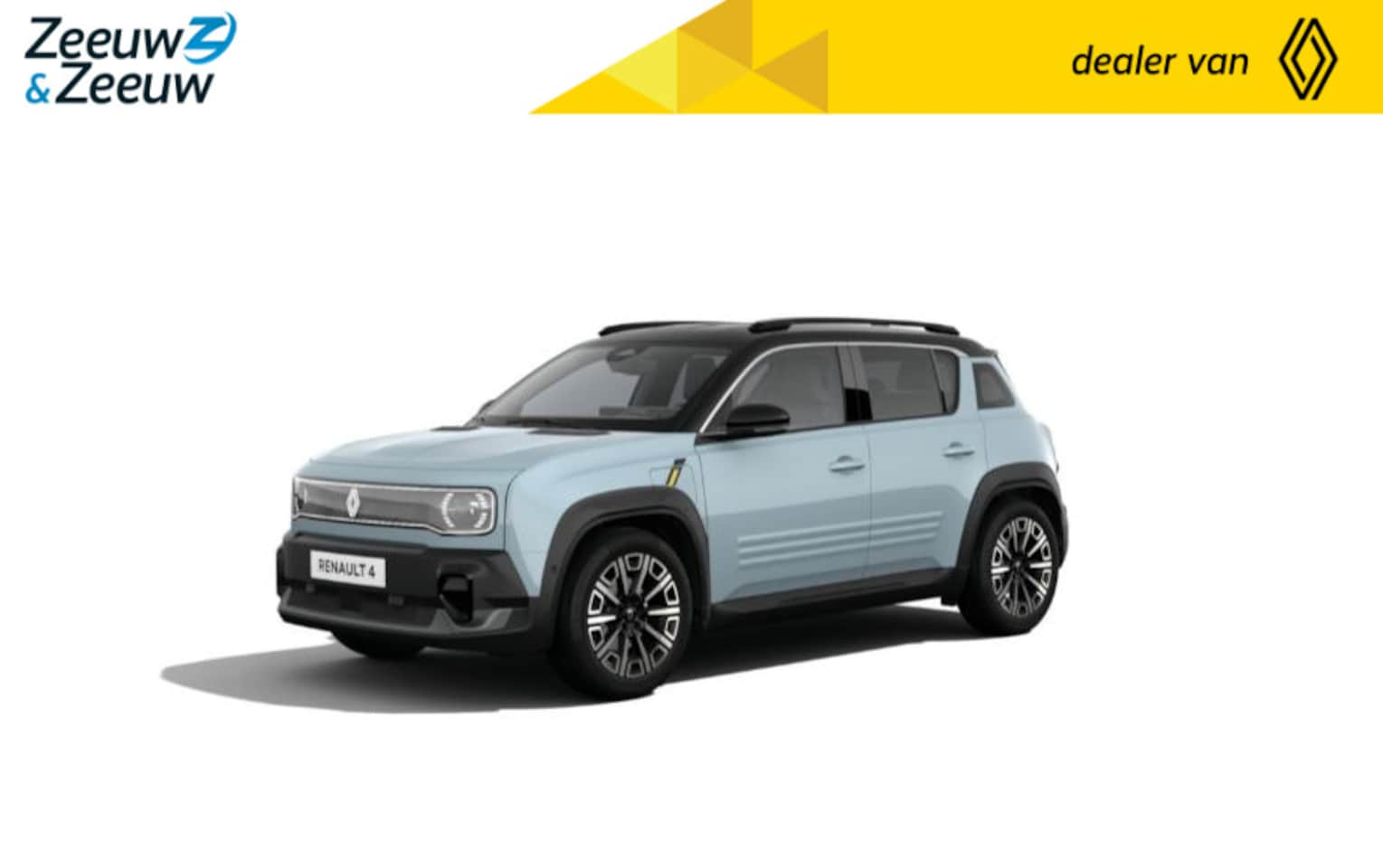 Renault 4 - comfort range iconic 52 kWh | NIEUW TE BESTELLEN | 150 PK | Verwarmbare Voorstoelen﻿ | Ver - AutoWereld.nl