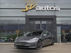 Tesla Model 3 - Performance 462pk AWD 75 kWh Panoramadak Zwart leder 20" LMV Autopilot