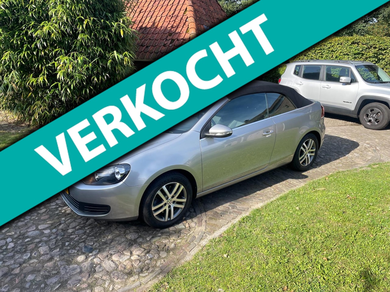 Volkswagen Golf Cabriolet - 1.4 TSI-DSG-NL auto-160PK-Trekhaak-Windstop- - AutoWereld.nl