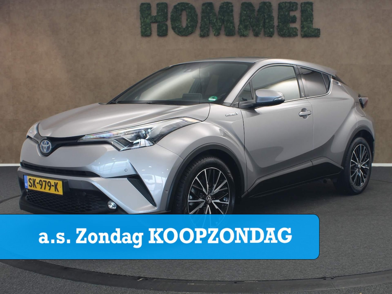 Toyota C-HR - 1.8 Hybrid Dynamic - NAVIGATIE - DODEHOEK DETECTIE - 18 INCH LICHT METALEN VELGEN - PARKEE - AutoWereld.nl