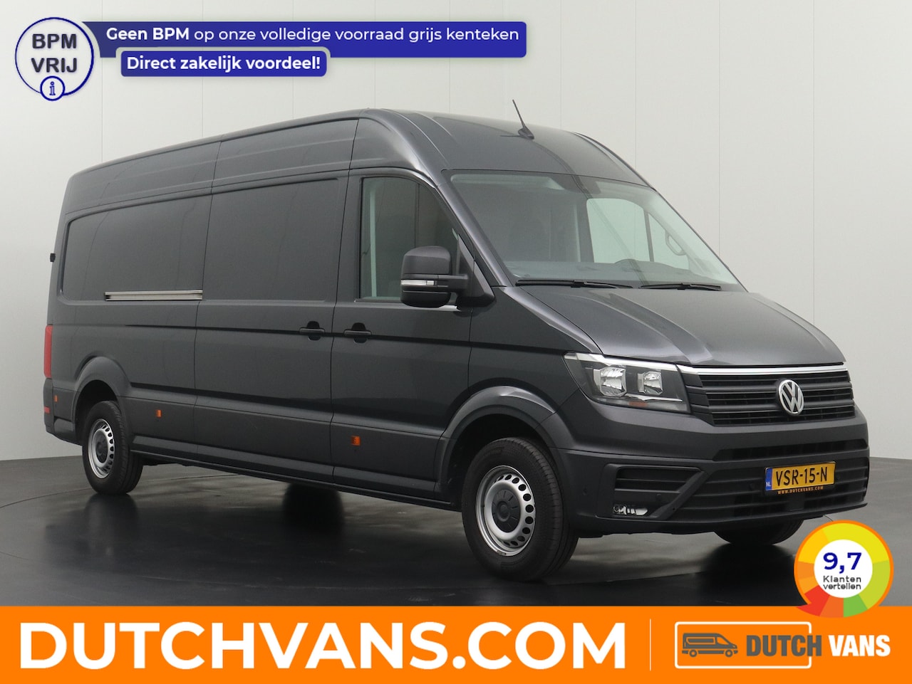 Volkswagen Crafter - 2.0TDI 140PK DSG Automaat L4H3 Highline | Navigatie | Camera | Airco | Cruise | Betimmerin - AutoWereld.nl