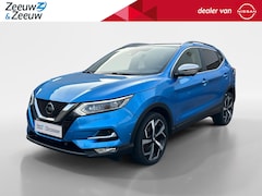 Nissan Qashqai - 1.3 DIG-T Tekna + | super luxe uitvoering | lage kilometers | volledig leder | pano dak |