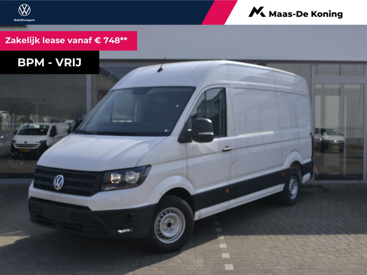 Volkswagen Crafter - Bedrijfswagens Highline 2.0TDi Euro VI 164pk RWD L3H3 281900 - AutoWereld.nl
