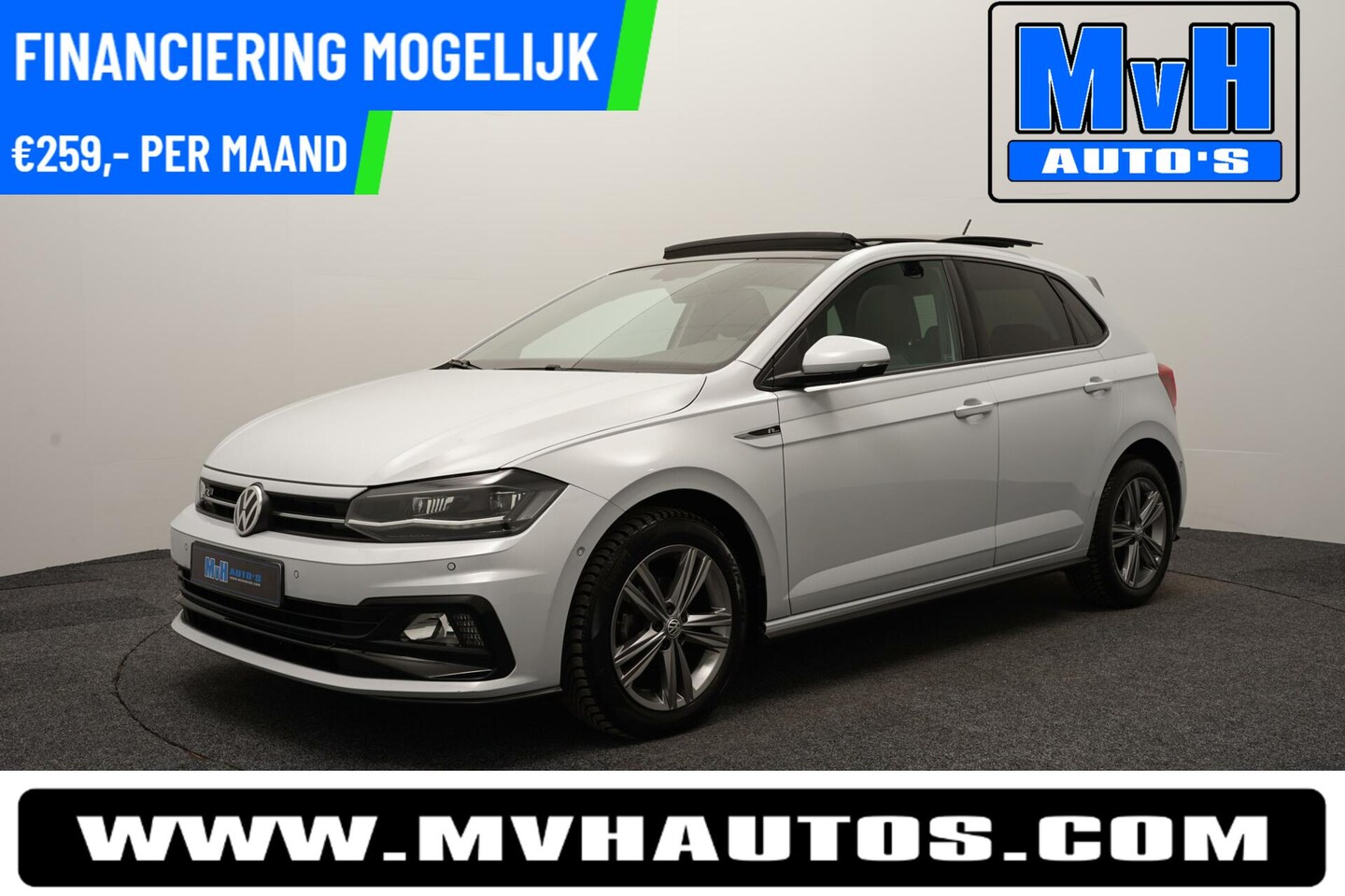 Volkswagen Polo - 1.0 TSI R-Line|PANO|LED|NAP|CLIMA|ACC|DAB - AutoWereld.nl