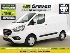 Ford Transit Custom - 280 2.0 TDCI L1H1 Airco Cruise LED 3 Persoons Parkeersensoren Elektrpakket Trekhaak