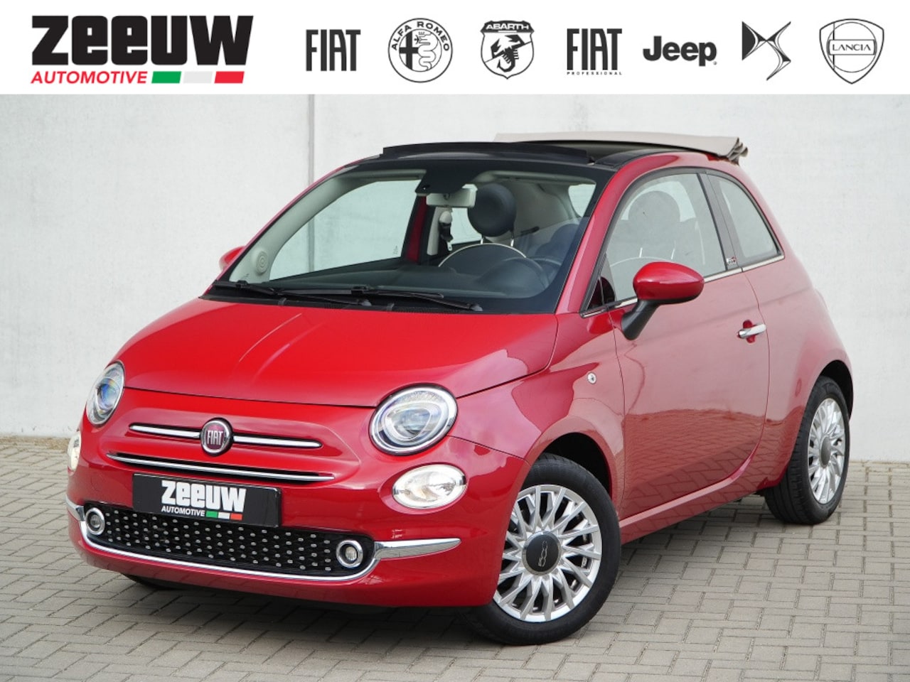 Fiat 500 C - TwinAir Turbo 85 PK Lounge | Navi | Carplay | Cruise | 15" - AutoWereld.nl