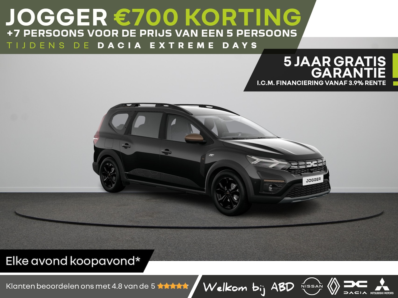 Dacia Jogger - TCe 110 6MT Extreme 7-zits | Achteruitrijcamera | Bekleding ‘Extreme’ met rode details | C - AutoWereld.nl