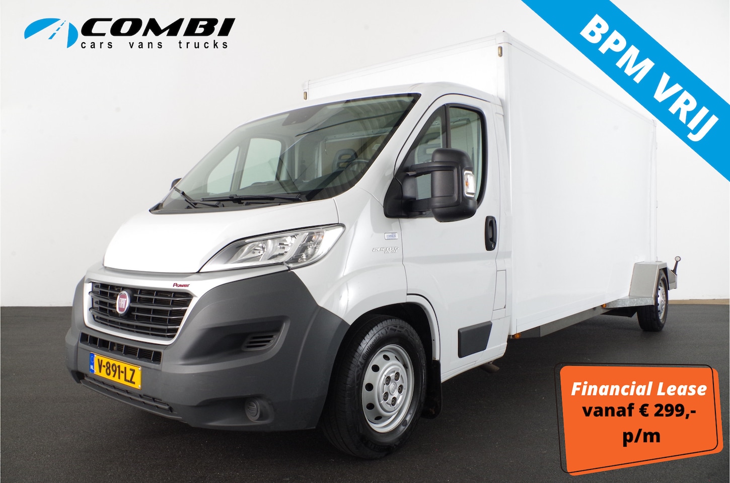 Fiat Ducato - 35t > Veewagen/laadbak/slaap cabine/keuze 2/3zit/wielbasis 480cm/bakwagen + cabine meubelb - AutoWereld.nl