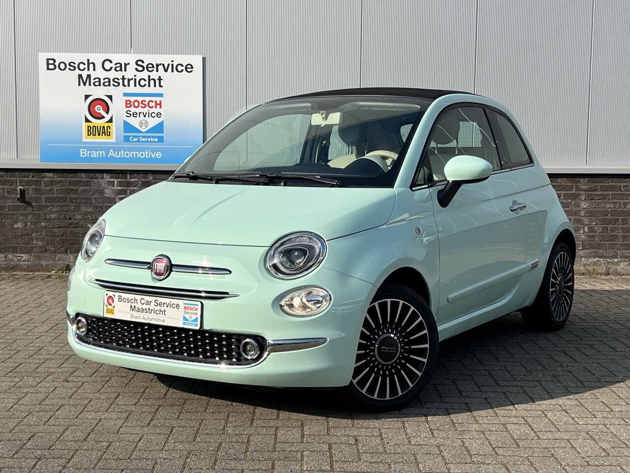 Fiat 500 C - 1.2 Lounge | VERDE LATTEMENTA | 1ste Eigenaar | Cruise Control |  Interesse, Proefrit? Bel - AutoWereld.nl