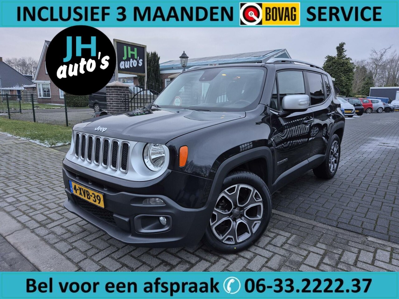Jeep Renegade - 1.4 MultiAir Limited LEDER/CRUISE/BEURT/NW-APK - AutoWereld.nl