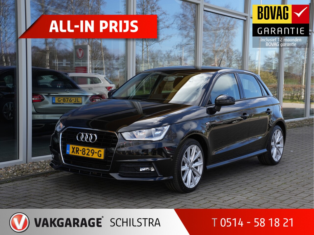 Audi A1 Sportback - 1.0 TFSI Pro Line | S-line | 17 inch | Cruise Control 50.053KM!!! - AutoWereld.nl
