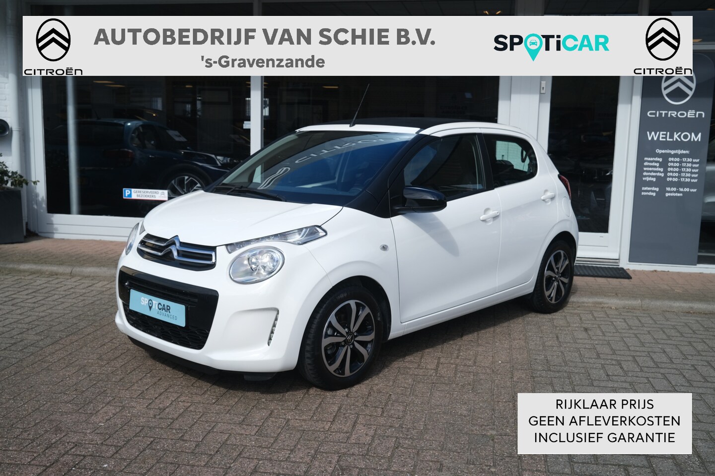 Citroën C1 - VTi 72 Airscape Shine Open dak | Apple Carplay Android Auto | Climate Control - AutoWereld.nl
