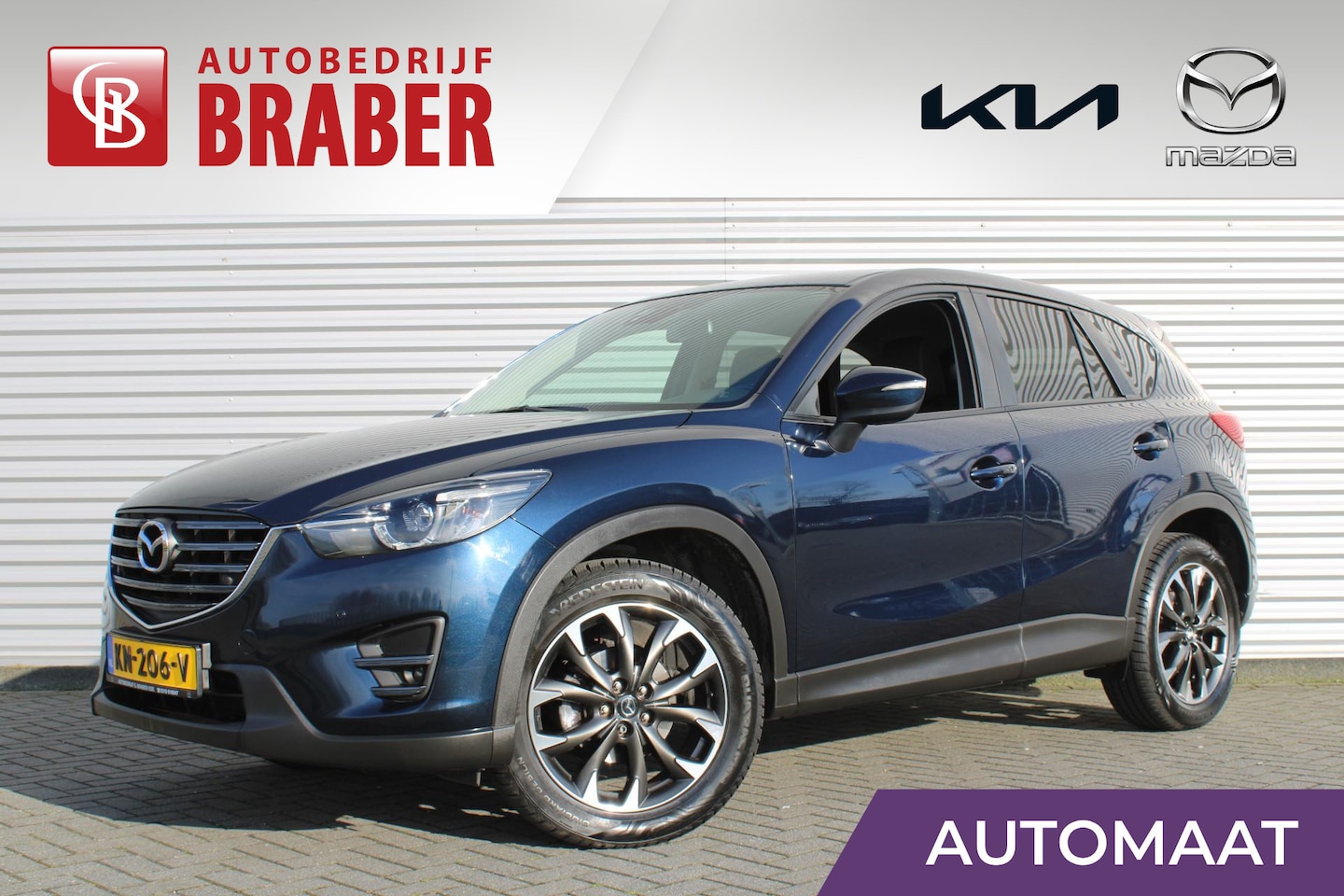 Mazda CX-5 - 2.0 SkyActiv-G 165 GT-M Line 2WD | 19" LM | Cruise | Trekhaak | PDC | Leer | Keyless | Bos - AutoWereld.nl