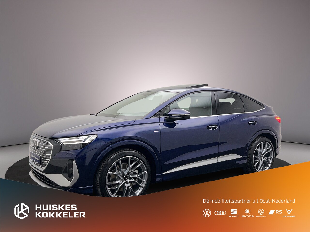Audi Q4 Sportback e-tron - Q4 Sportback 45 e-tron quattro 286 1AT S edition 45 e-tron 286pk S edition - AutoWereld.nl