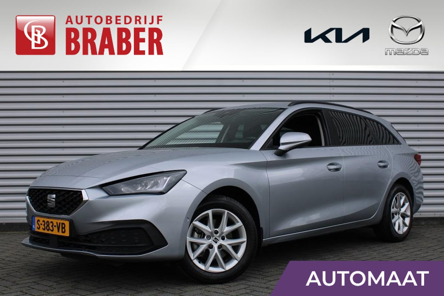 Seat Leon Sportstourer - 1.5 eTSI DSG 150pk Style Business Intense | 16" LM | Stuurverwarming | Navi | Cruise | Par - AutoWereld.nl