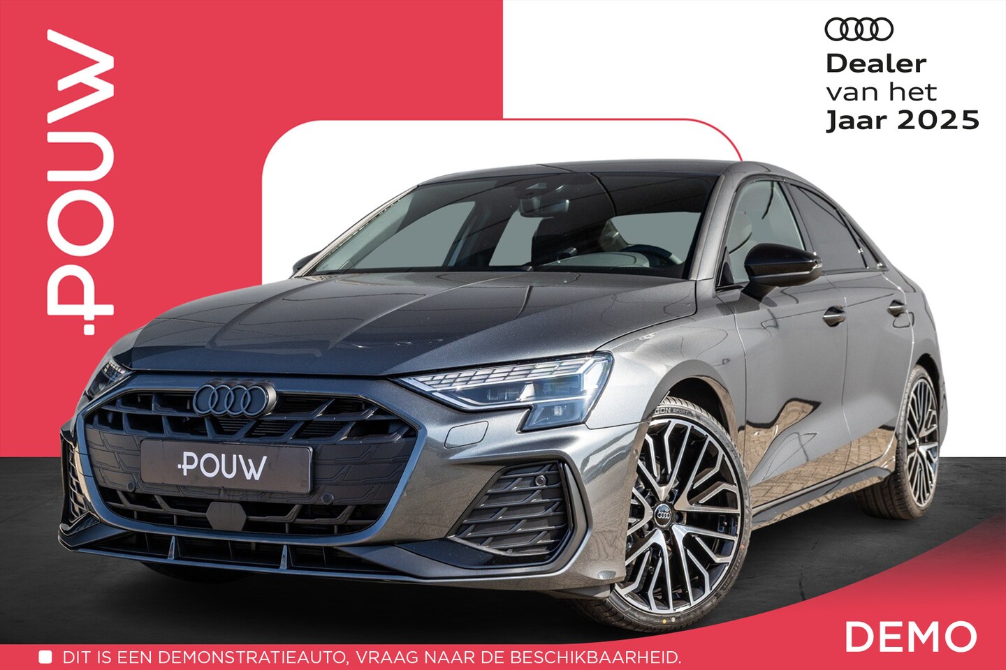Audi A3 Limousine - 30 TFSI 116pk S-tronic S Edition | Zwart Optiek | 19" Velgen - AutoWereld.nl