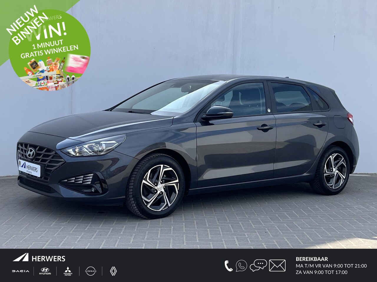 Hyundai i30 - 1.0 T-GDI Comfort / Trekgewicht 1.200 kg / Stuur- en stoelverwarming / Navigatie via Apple - AutoWereld.nl