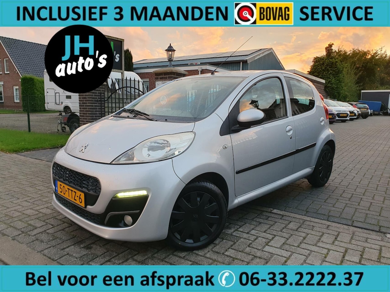 Peugeot 107 - 1.0 Active 5-DRS/LED/AIRCO/ELECKTR-P/NIEUWE-APK - AutoWereld.nl