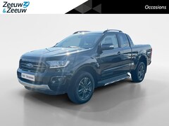 Ford Ranger - 2.0 EcoBlue Wildtrak Supercab 213 pk Automaat | 4x4 | Navigatie | Lederen bekleding | Trek