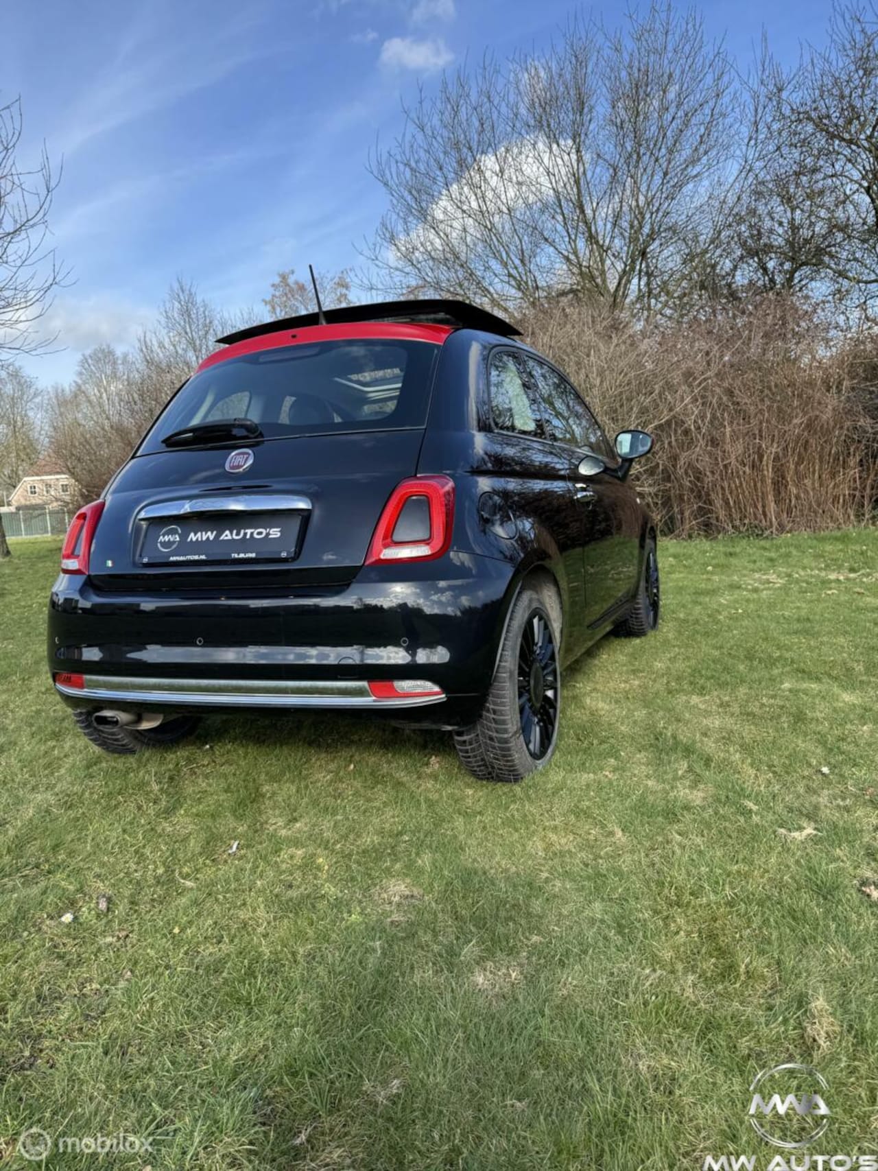 Fiat 500 - 1.2 ltr. van 2016 met schuifdak - AutoWereld.nl