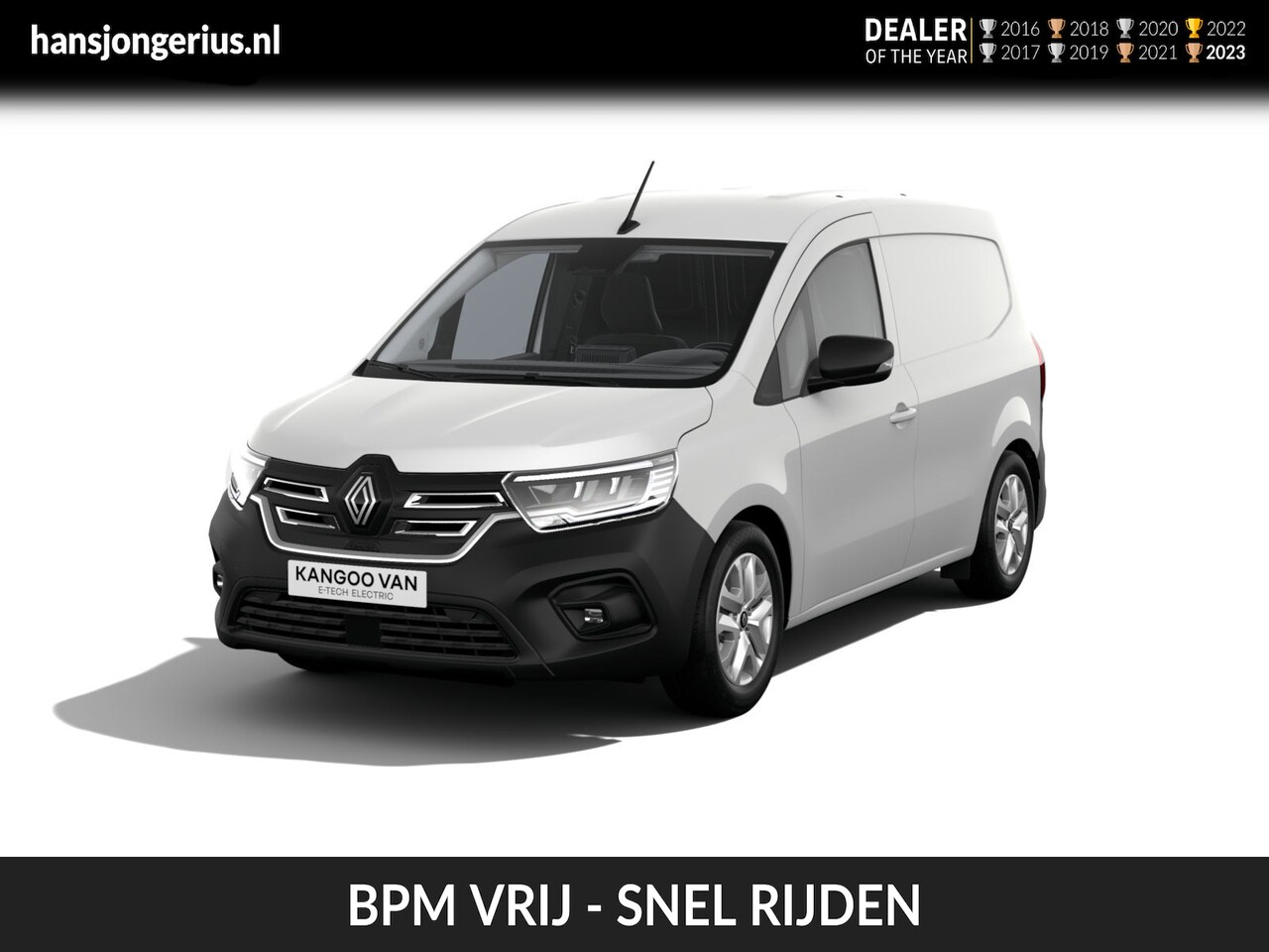 Renault Kangoo E-Tech - Gesloten Bestel L1H1 44kWh 120 1AT Extra | Achteruitrijcamera | Adaptive cruise control me - AutoWereld.nl