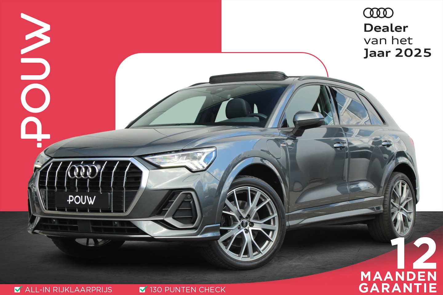 Audi Q3 - 45 TFSI e 245pk S Edition | Panoramadak | Elek. Sportstoelen | Stoelverwarming | Adaptieve - AutoWereld.nl