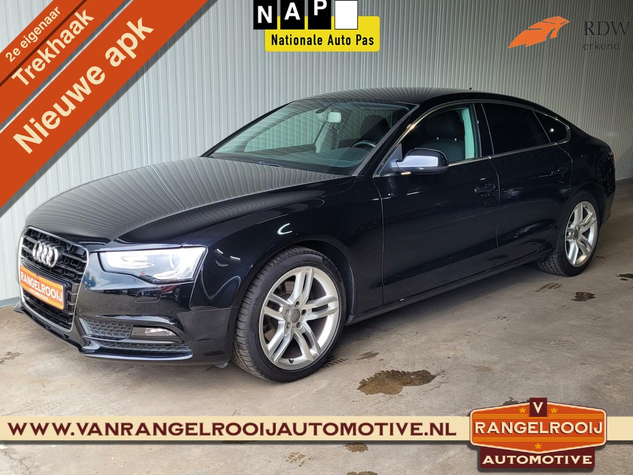 Audi A5 Sportback - 1.8 TFSI Business Ed, NL auto, 2 eig., NAP, xenon, trekhaak - AutoWereld.nl